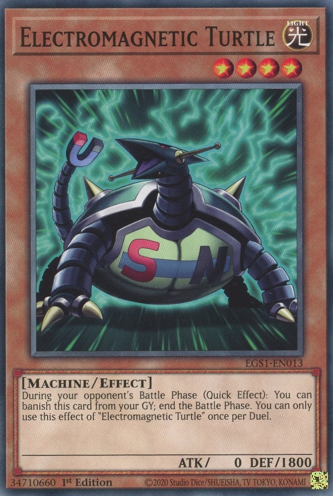Image for Electromagnetic Turtle (Egyptian God Deck: Slifer the Sky Dragon) (EGS1-EN013) - YuGiOh