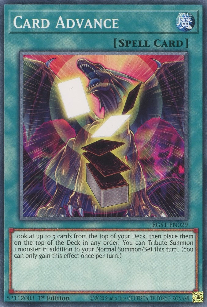 Image for Card Advance (Egyptian God Deck: Slifer the Sky Dragon) (EGS1-EN029) - YuGiOh