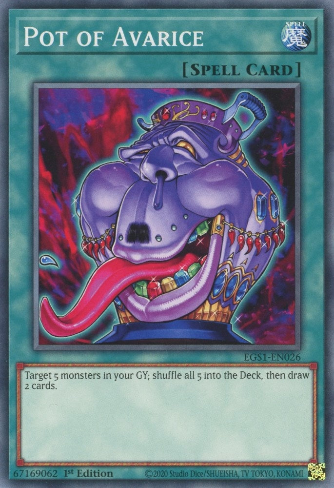 Image for Pot of Avarice (Egyptian God Deck: Slifer the Sky Dragon) (EGS1-EN026) - YuGiOh