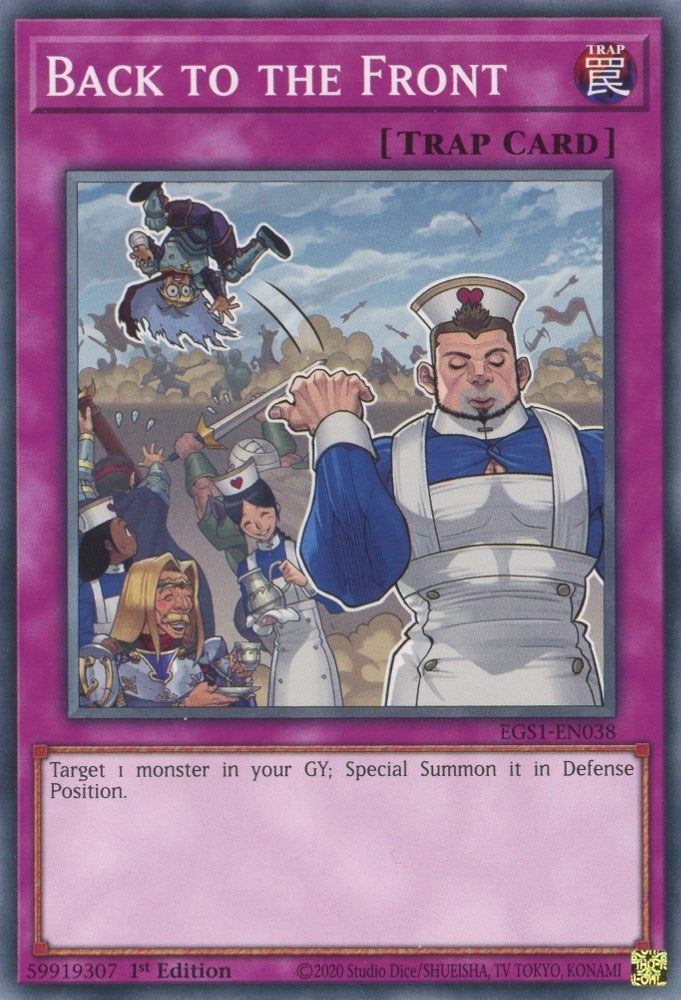 Image for Back to the Front (Egyptian God Deck: Slifer the Sky Dragon) (EGS1-EN038) - YuGiOh
