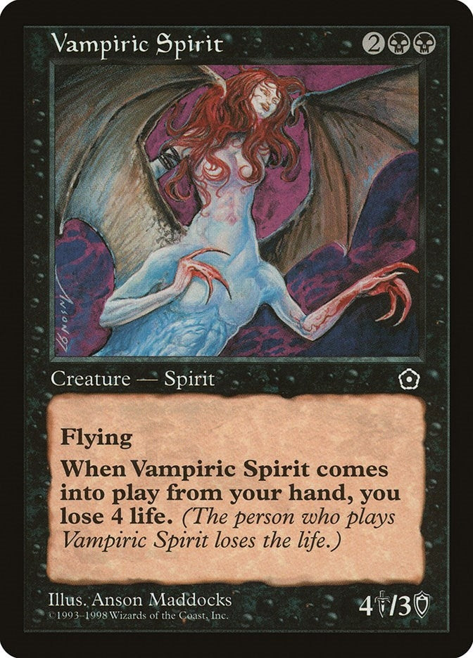 Image for Vampiric Spirit (Portal Second Age) - Magic: The Gathering