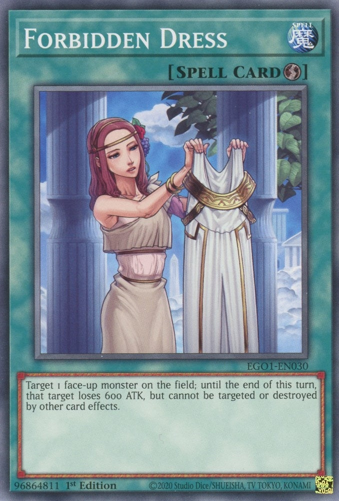 Image for Forbidden Dress (Egyptian God Deck: Obelisk the Tormentor) (EGO1-EN030) - YuGiOh