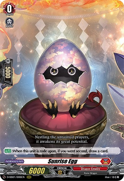 Image for Sunrise Egg (D-SS01: Festival Collection 2021) (D-SS01/006EN) - Cardfight Vanguard