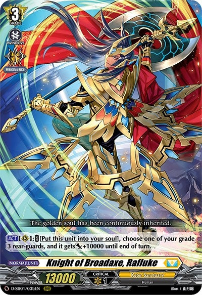 Image for Knight of Broadaxe, Rafluke (D-SS01: Festival Collection 2021) (D-SS01/035EN) - Cardfight Vanguard