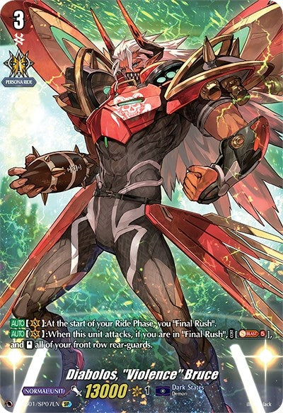 Image for Diabolos, "Violence" Bruce (D-SS01: Festival Collection 2021) (D-SS01/SP07EN) - Cardfight Vanguard