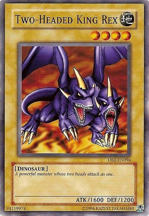 Image for Two-Headed King Rex (Dark Beginning 2) (DB2-EN096) - YuGiOh