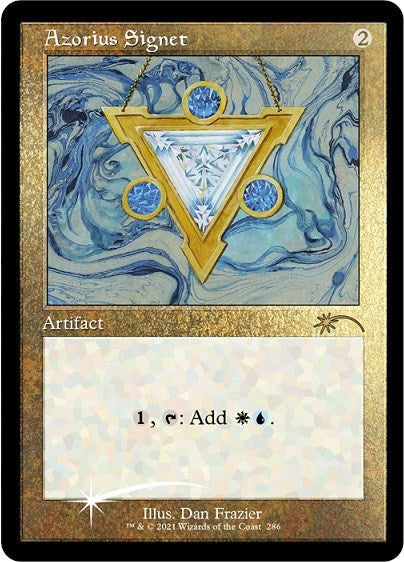 Image for Azorius Signet (Foil Etched) (Secret Lair Drop Series) (286) - Magic: The Gathering