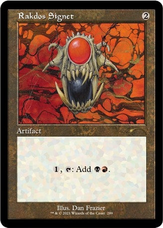Image for Rakdos Signet (Secret Lair Drop Series) (289) - Magic: The Gathering