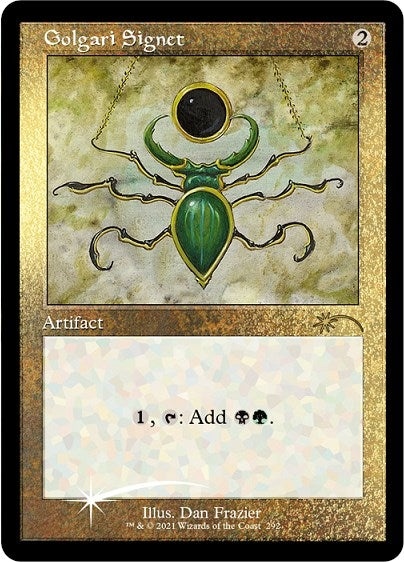 Image for Golgari Signet (Foil Etched) (Secret Lair Drop Series) (292) - Magic: The Gathering