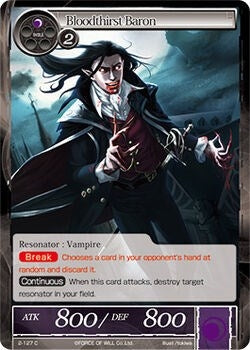 Image for Bloodthirst Baron (The War of Valhalla) (2-127) - Force of Will