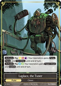 Image for Laplace, the Tuner (The War of Valhalla) (2-154) - Force of Will