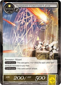 Image for Kingdom Protection Circle (The War of Valhalla) (2-005) - Force of Will