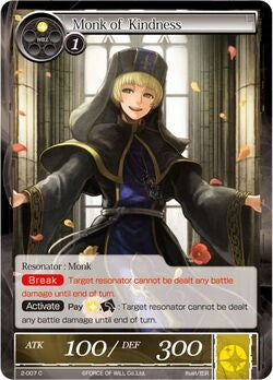 Image for Monk of Kindness (The War of Valhalla) (2-007) - Force of Will
