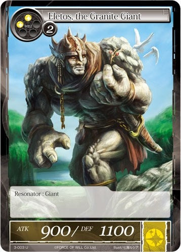 Image for Eletos, the Granite Giant (The Shaft of Light of Valhalla) (3-003) - Force of Will