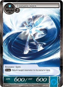 Image for Tsunami Spirit (The War of Valhalla) (2-045) - Force of Will