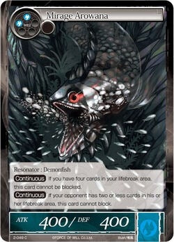 Image for Mirage Arowana (The War of Valhalla) (2-049) - Force of Will
