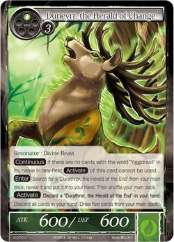 Image for Duneyrr, the Herald of Change (The War of Valhalla) (2-070) - Force of Will