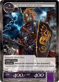 Image for Ancient Black Knight (The War of Valhalla) (2-122) - Force of Will
