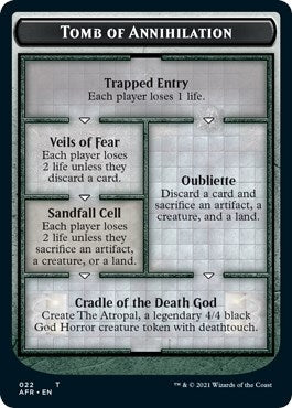 Image for Tomb of Annihilation // The Atropal Double-Sided Token (Adventures in the Forgotten Realms) (22 // 5) - Magic: The Gathering