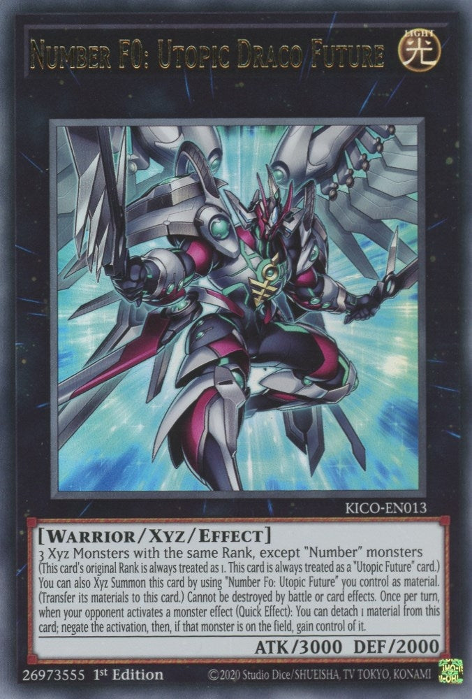 Image for Number F0: Utopic Draco Future (King's Court) (KICO-EN013) - YuGiOh
