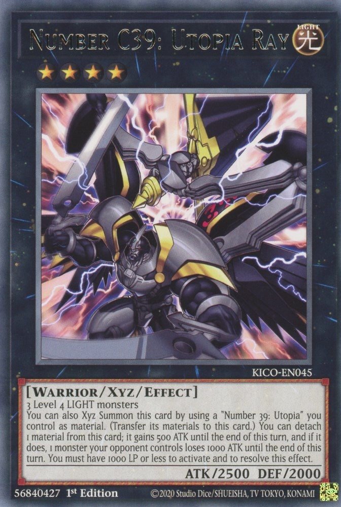 Image for Number C39: Utopia Ray (King's Court) (KICO-EN045) - YuGiOh
