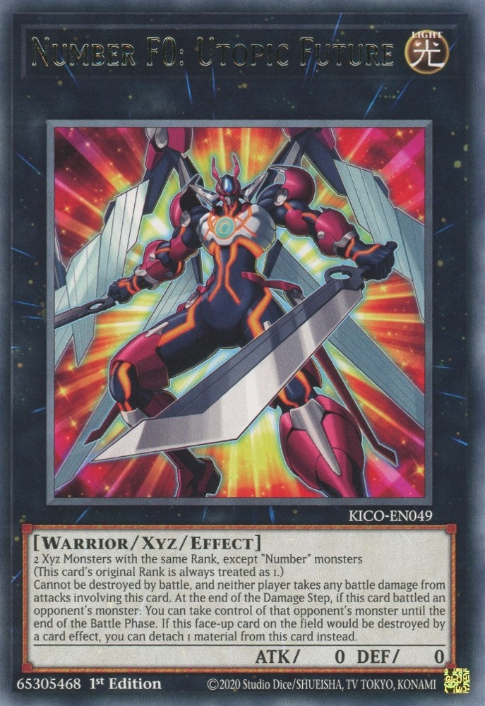 Image for Number F0: Utopic Future (King's Court) (KICO-EN049) - YuGiOh