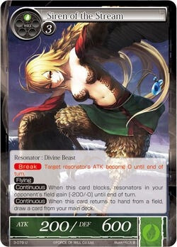 Image for Siren of the Stream (The Shaft of Light of Valhalla) (3-079) - Force of Will