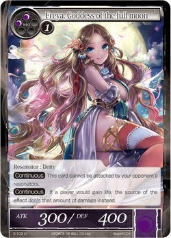 Image for Freya, Goddess of the full moon (The Shaft of Light of Valhalla) (3-102) - Force of Will