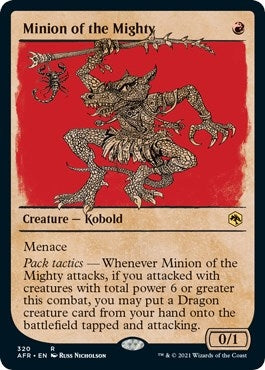 Image for Minion of the Mighty (Showcase) (Adventures in the Forgotten Realms) (320) - Magic: The Gathering
