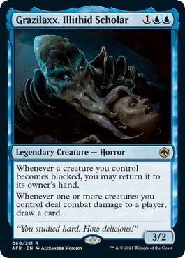 Image for Grazilaxx, Illithid Scholar (Adventures in the Forgotten Realms) (60) - Magic: The Gathering