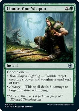 Image for Choose Your Weapon (Adventures in the Forgotten Realms) (175) - Magic: The Gathering