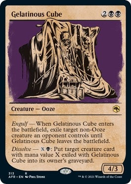Image for Gelatinous Cube (Showcase) (Adventures in the Forgotten Realms) (313) - Magic: The Gathering