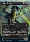 Image for Black Dragon (Borderless) (Adventures in the Forgotten Realms) (291) - Magic: The Gathering