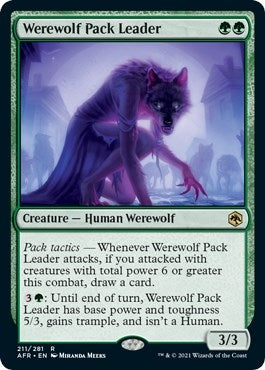 Image for Werewolf Pack Leader (Adventures in the Forgotten Realms) (211) - Magic: The Gathering