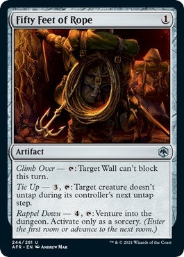 Image for Fifty Feet of Rope (Adventures in the Forgotten Realms) (244) - Magic: The Gathering