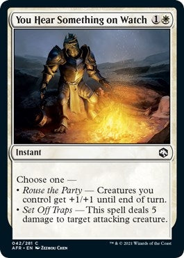 Image for You Hear Something on Watch (Adventures in the Forgotten Realms) (42) - Magic: The Gathering