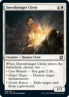 Image for Dawnbringer Cleric (Adventures in the Forgotten Realms) (9) - Magic: The Gathering