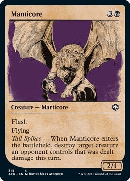Image for Manticore (Showcase) (Adventures in the Forgotten Realms) (314) - Magic: The Gathering