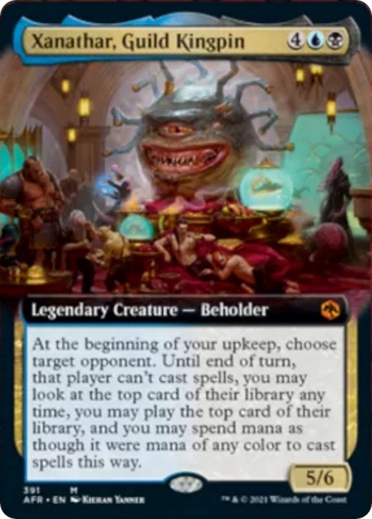 Image for Xanathar, Guild Kingpin (Extended Art) (Adventures in the Forgotten Realms) (391) - Magic: The Gathering