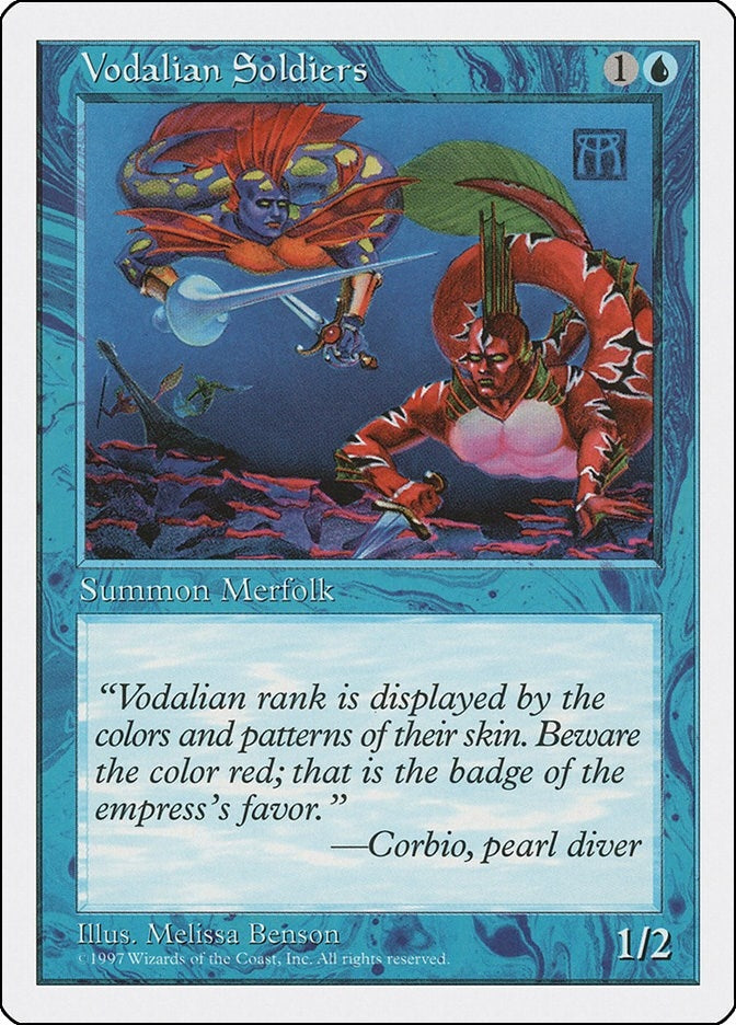 Image for Vodalian Soldiers (Fifth Edition) - Magic: The Gathering