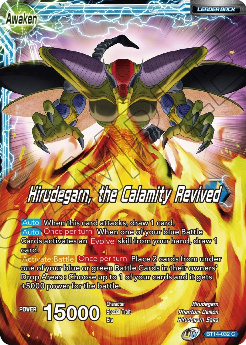 Image for Hirudegarn // Hirudegarn, the Calamity Revived (Cross Spirits) (BT14-032) - Dragon Ball Super: Masters