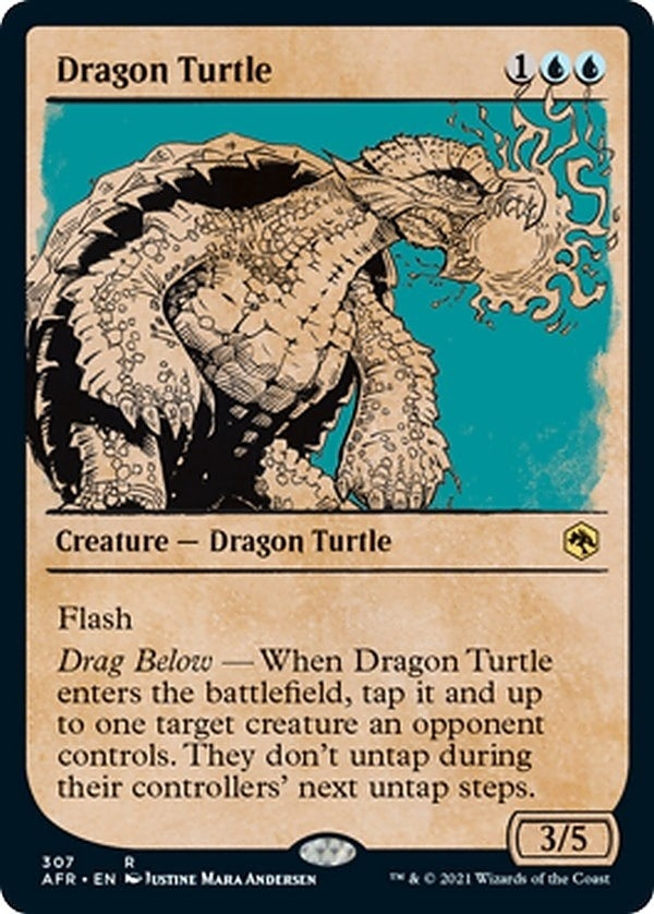 Image for Dragon Turtle (Showcase) (Adventures in the Forgotten Realms) (307) - Magic: The Gathering
