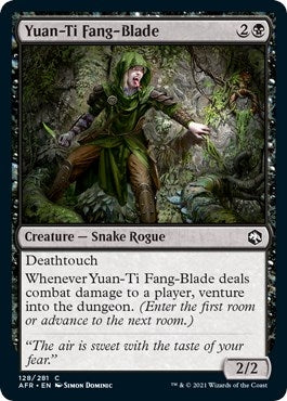 Image for Yuan-Ti Fang-Blade (Adventures in the Forgotten Realms) (128) - Magic: The Gathering