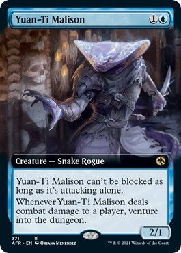 Image for Yuan-Ti Malison (Extended Art) (Adventures in the Forgotten Realms) (371) - Magic: The Gathering