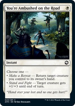 Image for You're Ambushed on the Road (Adventures in the Forgotten Realms) (43) - Magic: The Gathering