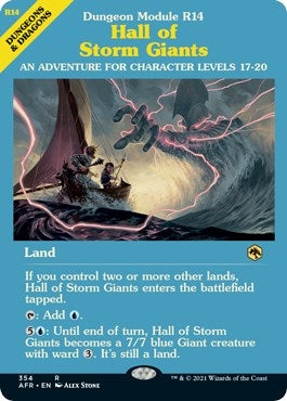 Image for Hall of Storm Giants (Dungeon Module) (Adventures in the Forgotten Realms) (354) - Magic: The Gathering
