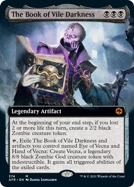 Image for The Book of Vile Darkness (Extended Art) (Adventures in the Forgotten Realms) (374) - Magic: The Gathering