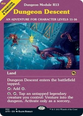 Image for Dungeon Descent (Dungeon Module) (Adventures in the Forgotten Realms) (352) - Magic: The Gathering