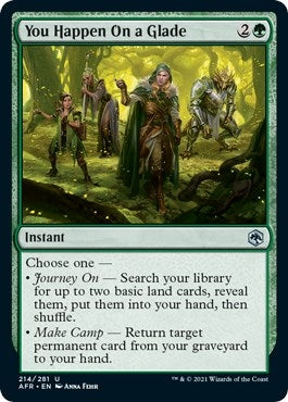Image for You Happen On a Glade (Adventures in the Forgotten Realms) (214) - Magic: The Gathering