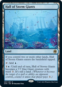Image for Hall of Storm Giants (Adventures in the Forgotten Realms) (257) - Magic: The Gathering